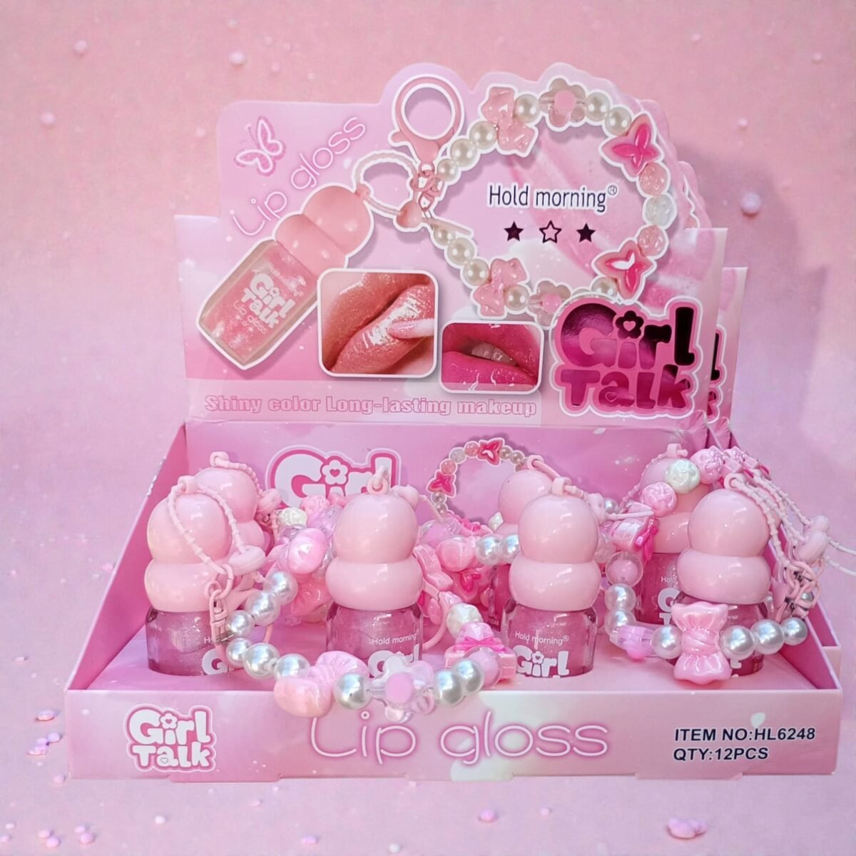 Brillo labial Girl Talk. Pincel Ancho