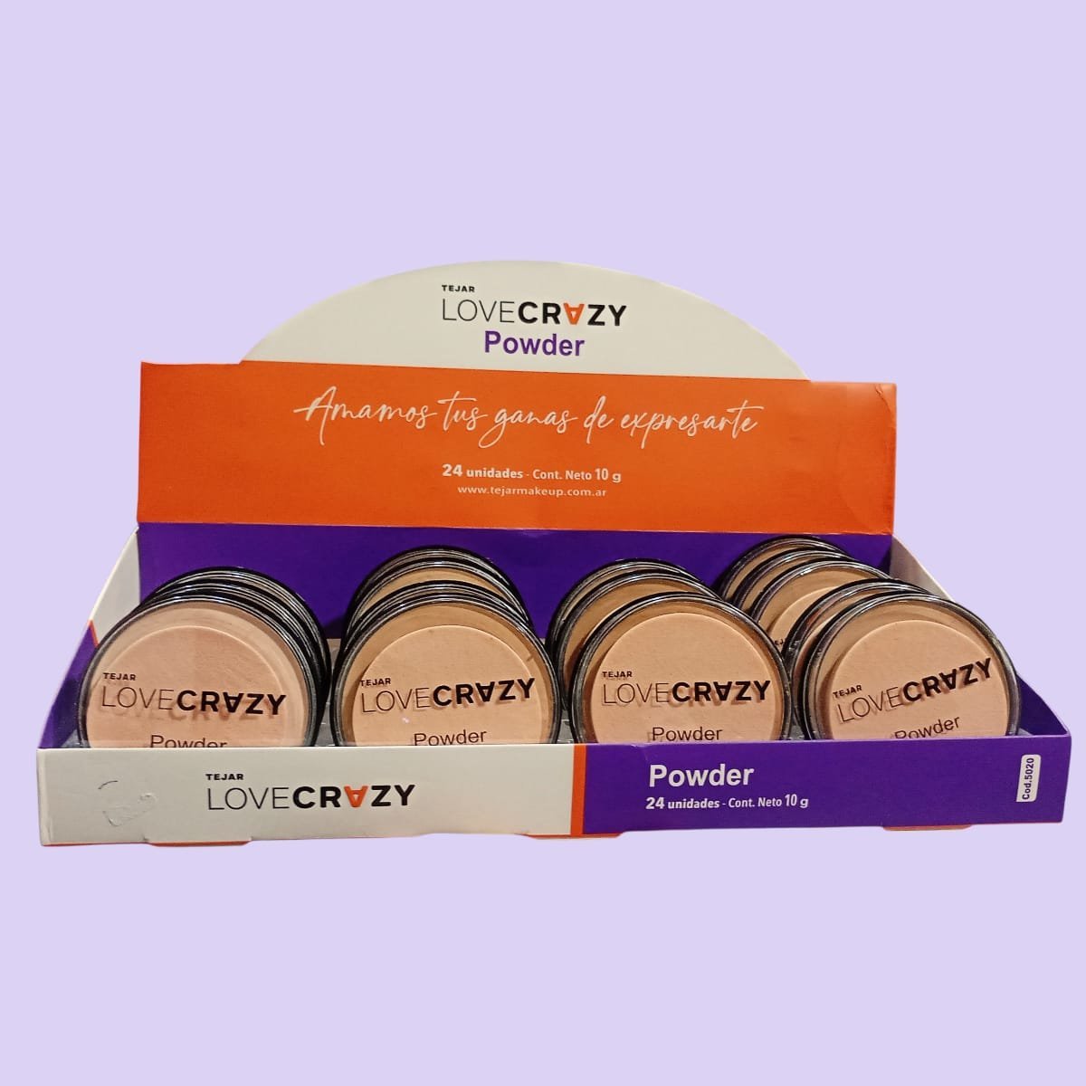 Polvo Compacto  De la Marca  Tejar  linea Love Crazy