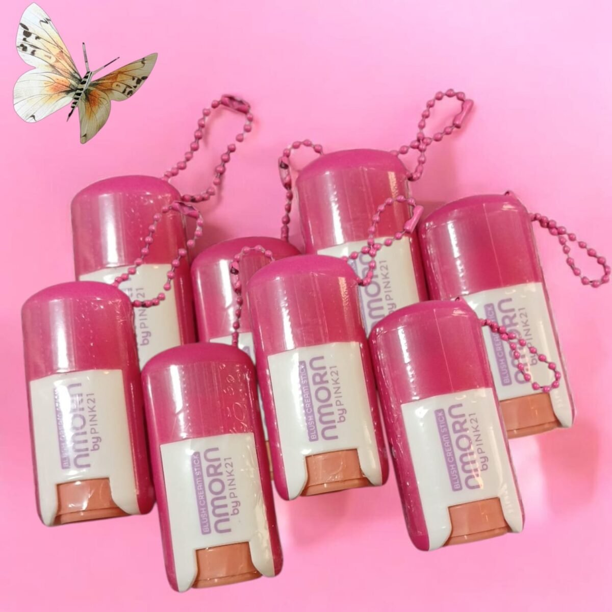 Rubor barra cremoso nmorn llavero-Pink 21