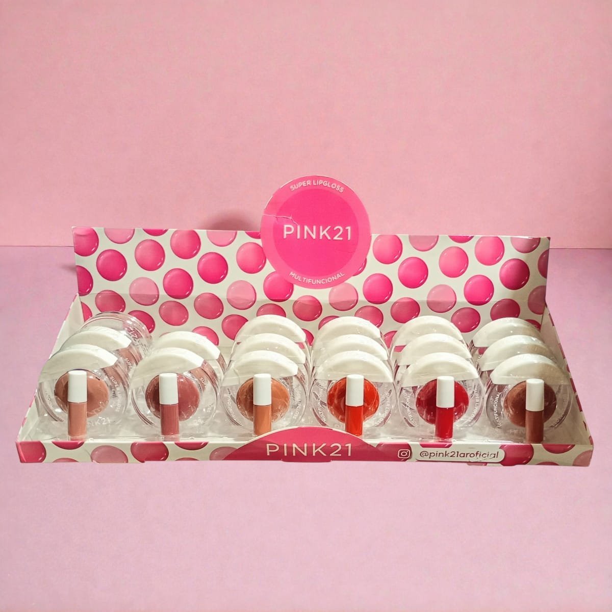 Súper Lipgloss Multifuncional de la marca Pink 21 